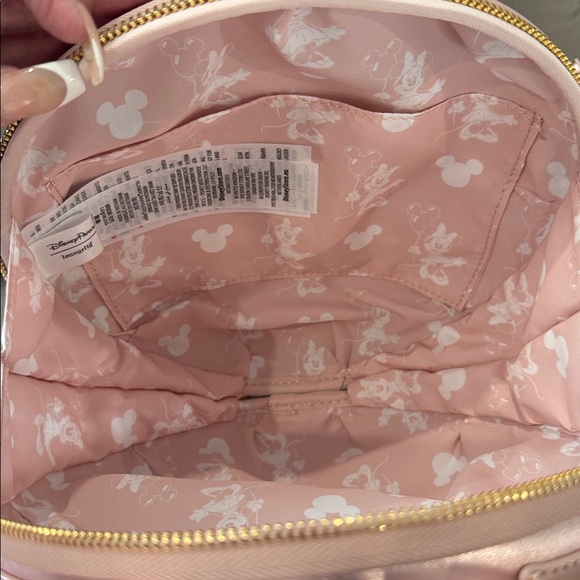 Loungefly Minnie Mouse Rose Gold Balloon Crossbody Bag - Picture 6 of 6